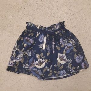 Lauren Conrad Floral Skirt